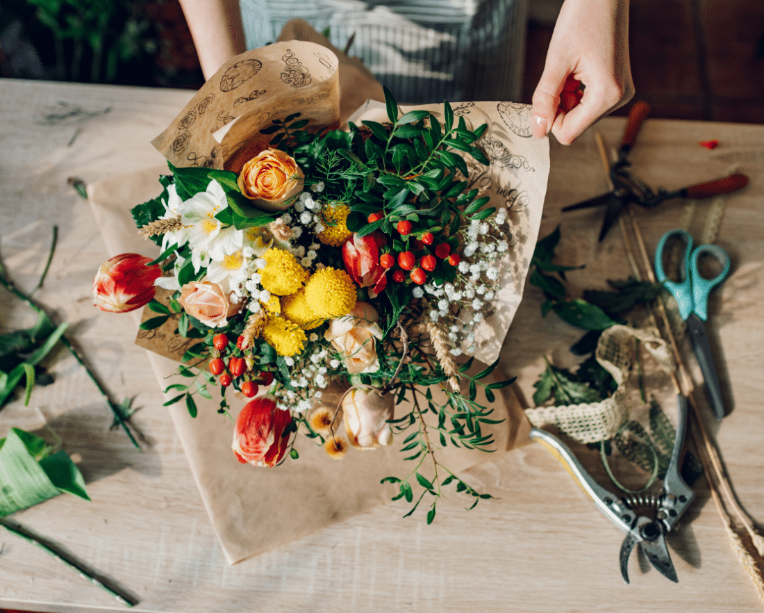 Bouquets de fleurs