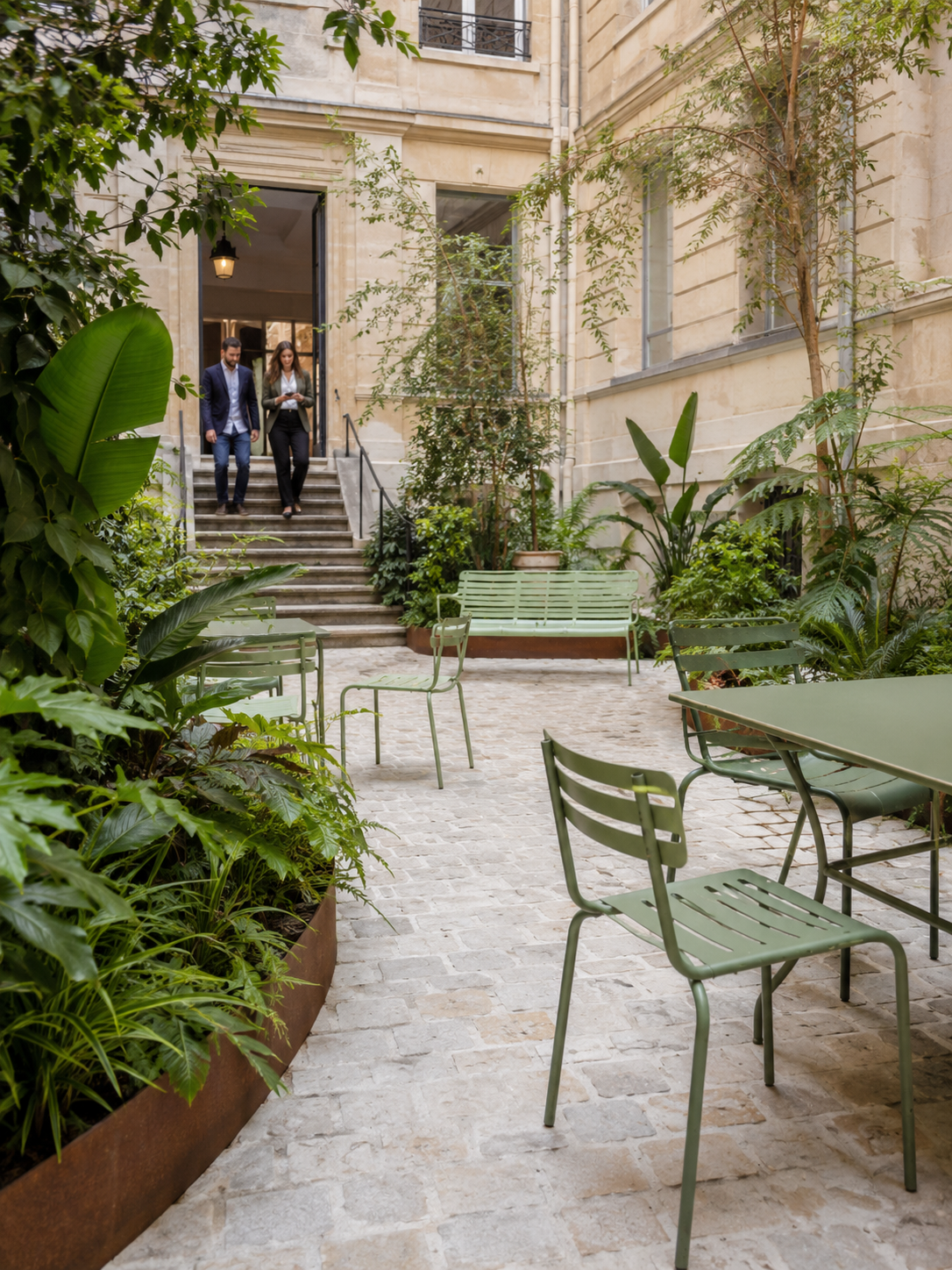 4 Patios végétalisés